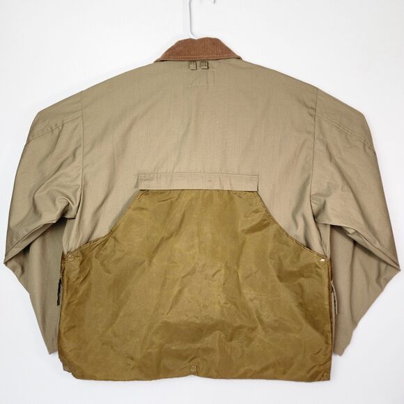 Vtg Hunting Jacket Mens L Duck Canvas Quilted Corduroy‎ Collared Outdoors Rugged - Picture 9 of 11